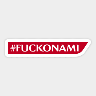 #FucKonami Sticker